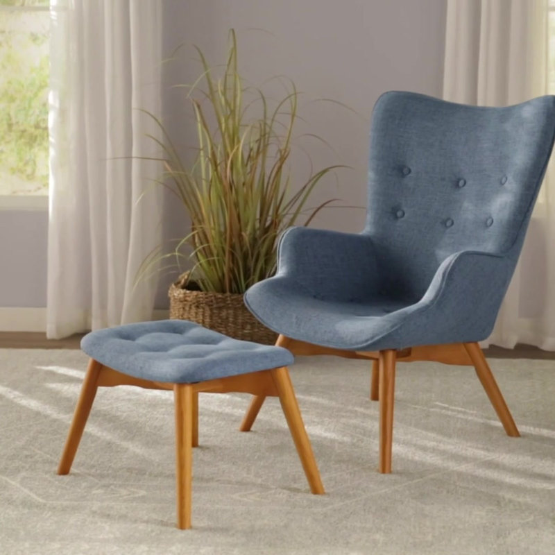 Langley Street Canyon Vista Lounge Chair and Ottoman & Reviews Wayfair